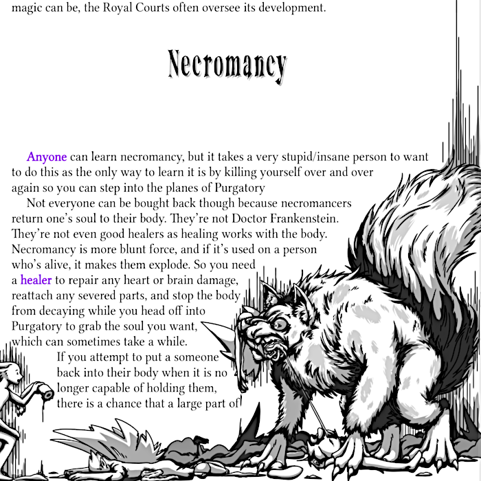 information on necromancy
