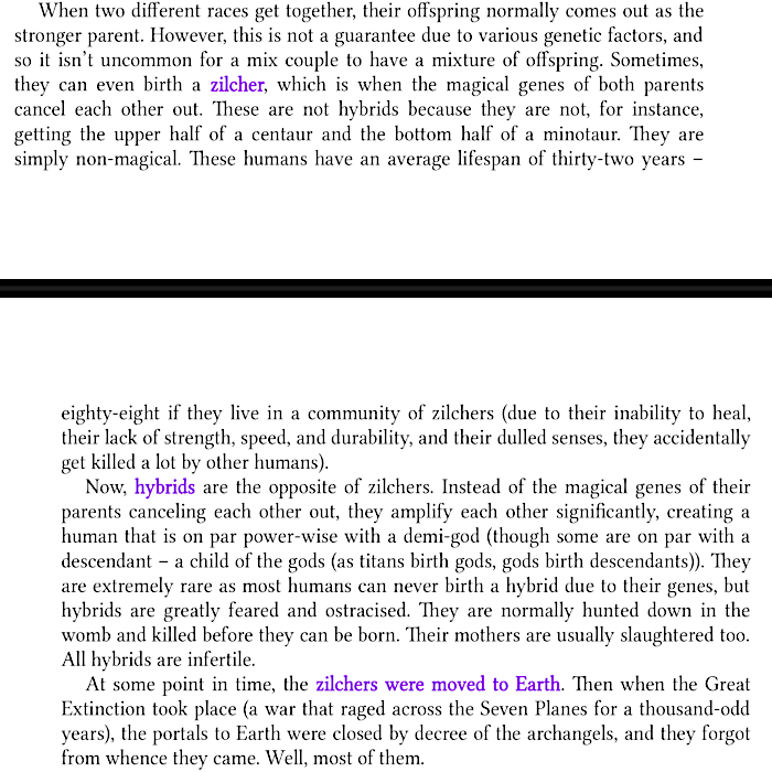 information on zilchers