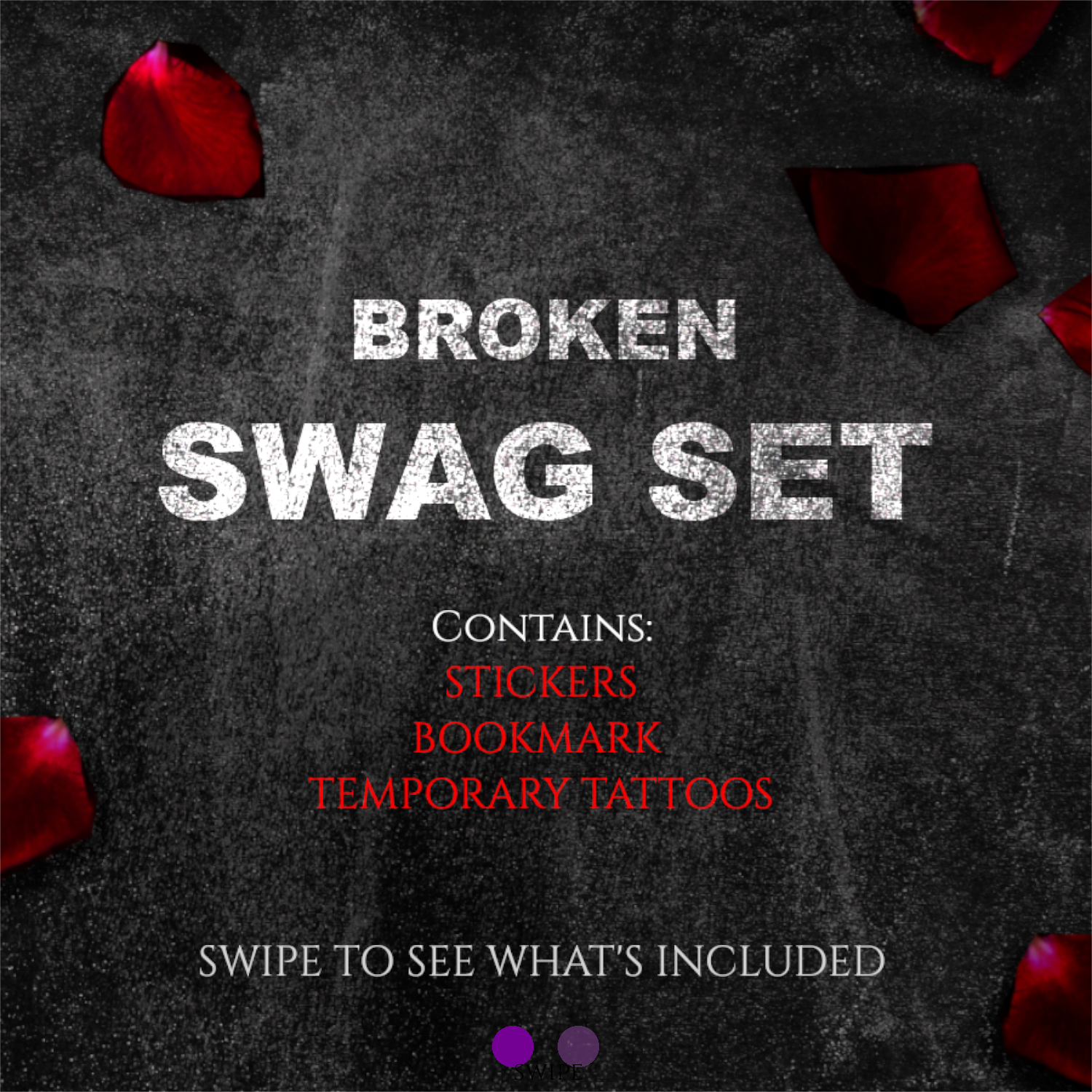 purchase swag set from the Broken Souls by Miranda Grant