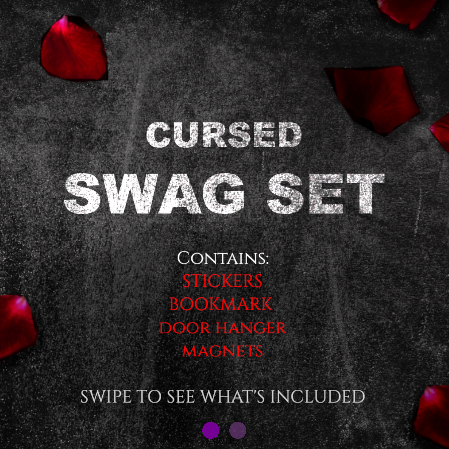 purchase swag set from the Cursed to be Mine by Miranda Grant